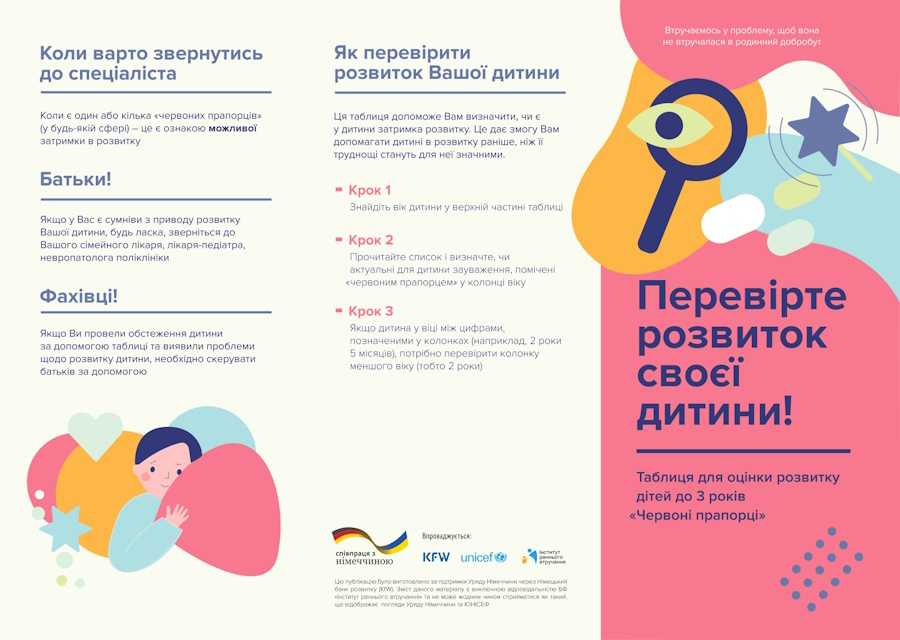 Перевірте розвиток своєї дитини!